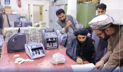 Taliban controlled central bank seizes a large amount of money in cash and gold